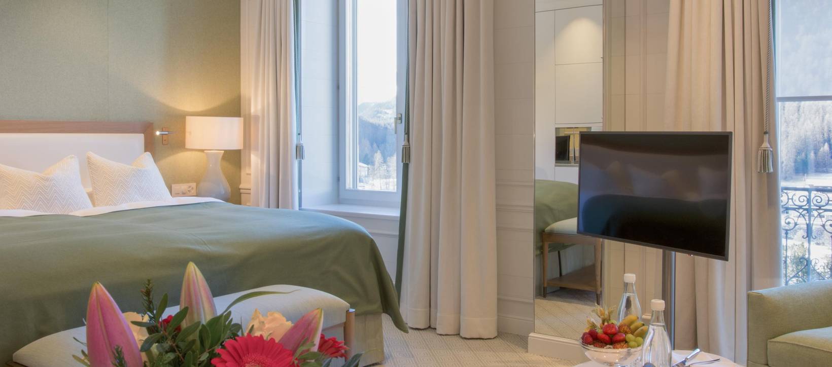 Junior Suite Grand Classic Grand Hotel Kronenhof Pontresina